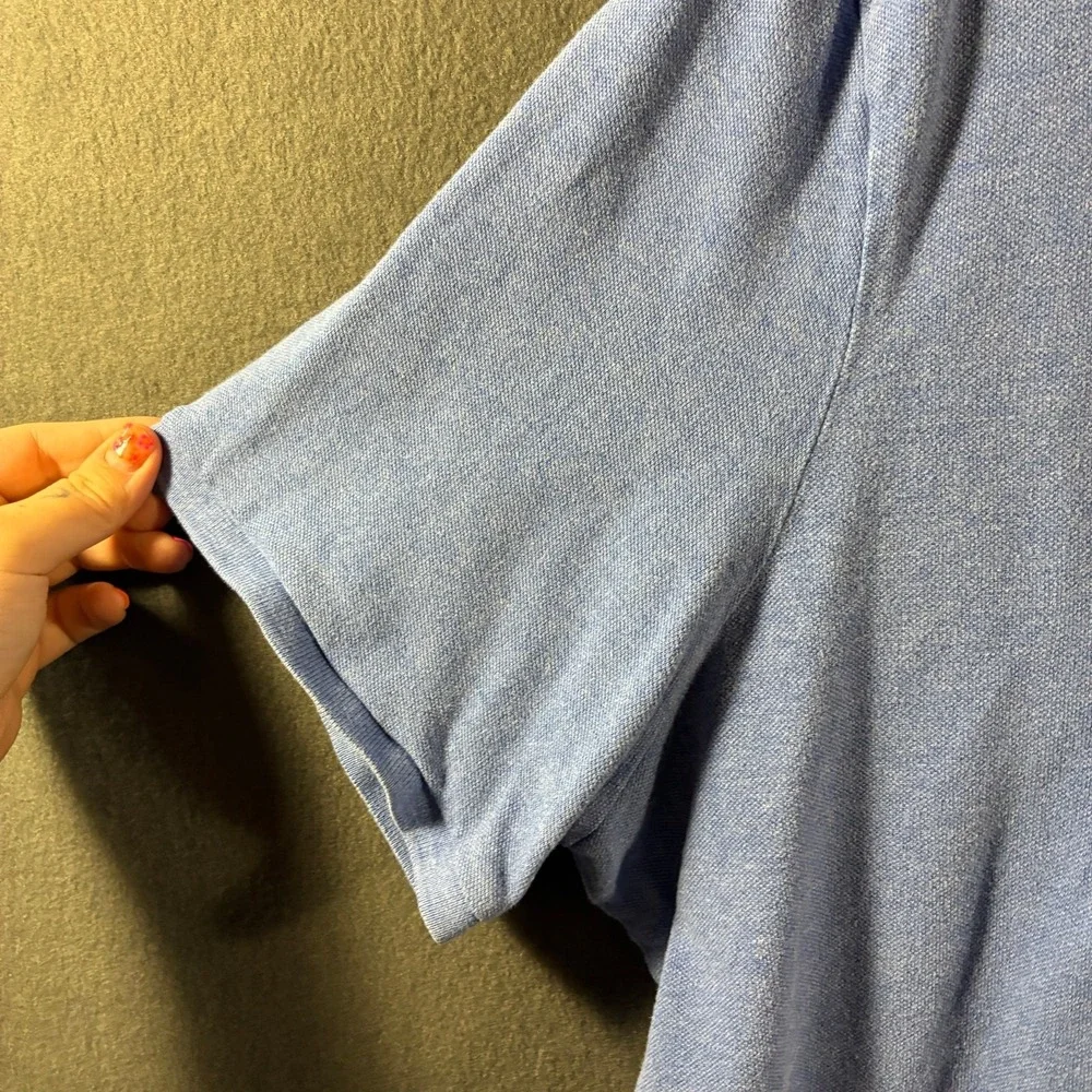 Polo Ralph Lauren Shirt Short Sleeve Cotton Pique Blue XXL
